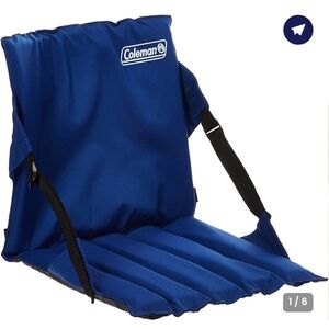 Coleman Blue Portable Stadium Seat New With Tags